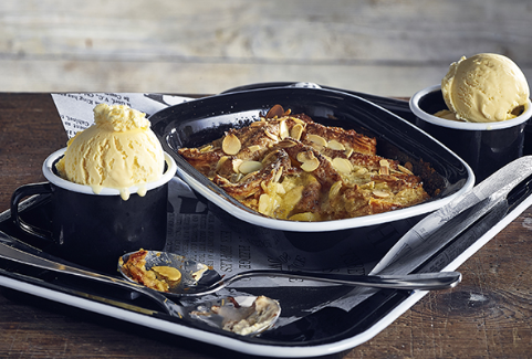 Set de vesela premium de restaurant, emailata, culoare neagra, disponibila pe rosehome.ro